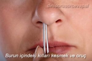 Burun içindeki kılları kesmek ve oruç 2 Burun icindeki killari kesmek ve oruc