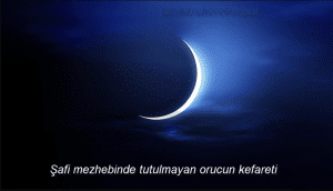 Safi mezhebinde tutulmayan orucun kefareti