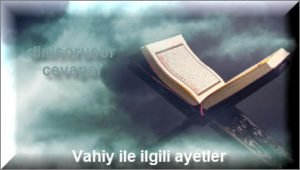 Vahiy ile ilgili ayetler