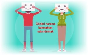 Gozleri harama bakmaktan sakindirmak