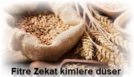 Fitre Zekat kimlere duser